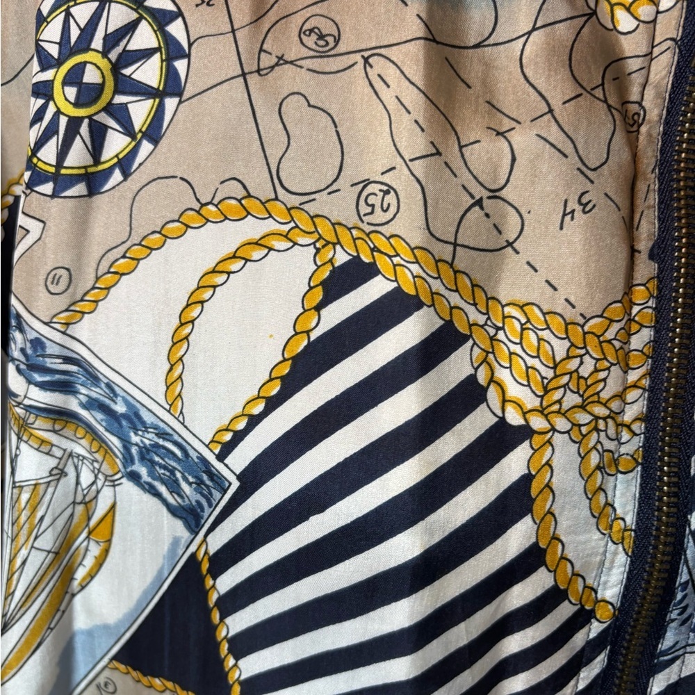 Out Brook Multicolor Nautical Themed Patterned Ja… - image 2